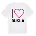 Jag älskar Dukla t-shirt stort tryck