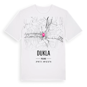 Dukla karta t-shirt – ekologisk bomull t-shirt från Pinshirt