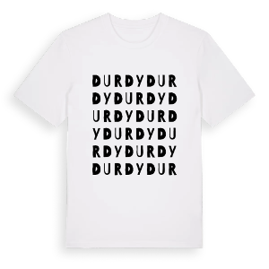 Durdy ordlek t-shirt – ekologisk bomull t-shirt från Pinshirt