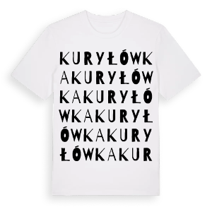 Kuryłówka ordlek t-shirt – ekologisk bomull t-shirt från Pinshirt