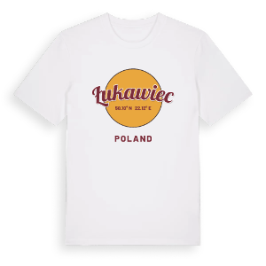 Łukawiec cirkel t-shirt – ekologisk bomull t-shirt från Pinshirt