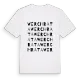 Werchrata ordlek t-shirt