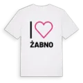 Jag älskar Żabno t-shirt stort tryck