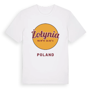 Żołynia cirkel t-shirt – ekologisk bomull t-shirt från Pinshirt