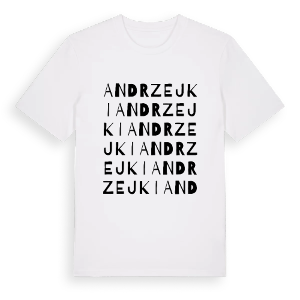 Andrzejki ordlek t-shirt – ekologisk bomull t-shirt från Pinshirt