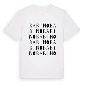 Babino ordlek t-shirt – ekologisk bomull t-shirt från Pinshirt