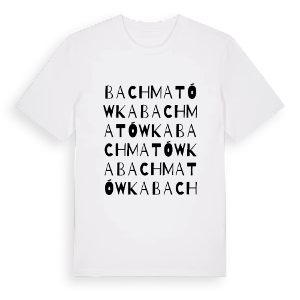 Bachmatówka ordlek t-shirt – ekologisk bomull t-shirt från Pinshirt