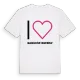 Jag älskar Bargłów Dworny t-shirt stort tryck