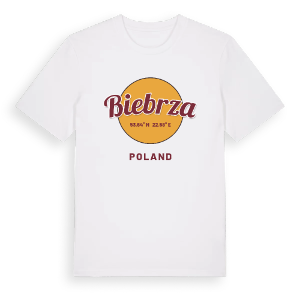 Biebrza cirkel t-shirt – ekologisk bomull t-shirt från Pinshirt