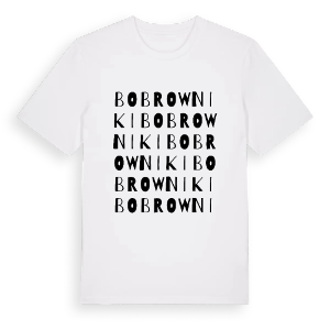 Bobrowniki ordlek t-shirt – ekologisk bomull t-shirt från Pinshirt