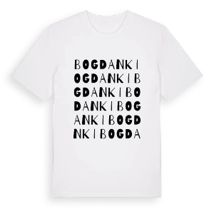 Bogdanki ordlek t-shirt – ekologisk bomull t-shirt från Pinshirt