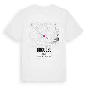 Bogusze karta t-shirt – ekologisk bomull t-shirt från Pinshirt