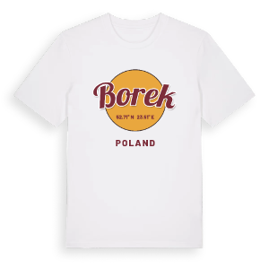 Borek cirkel t-shirt – ekologisk bomull t-shirt från Pinshirt