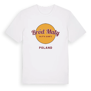 Bród Mały cirkel t-shirt – ekologisk bomull t-shirt från Pinshirt