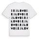 Brukowo ordlek t-shirt