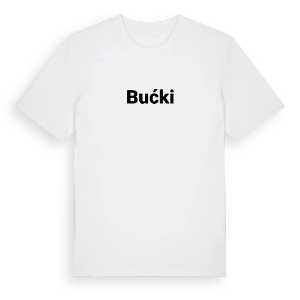 Bućki fetstil t-shirt – ekologisk bomull t-shirt från Pinshirt