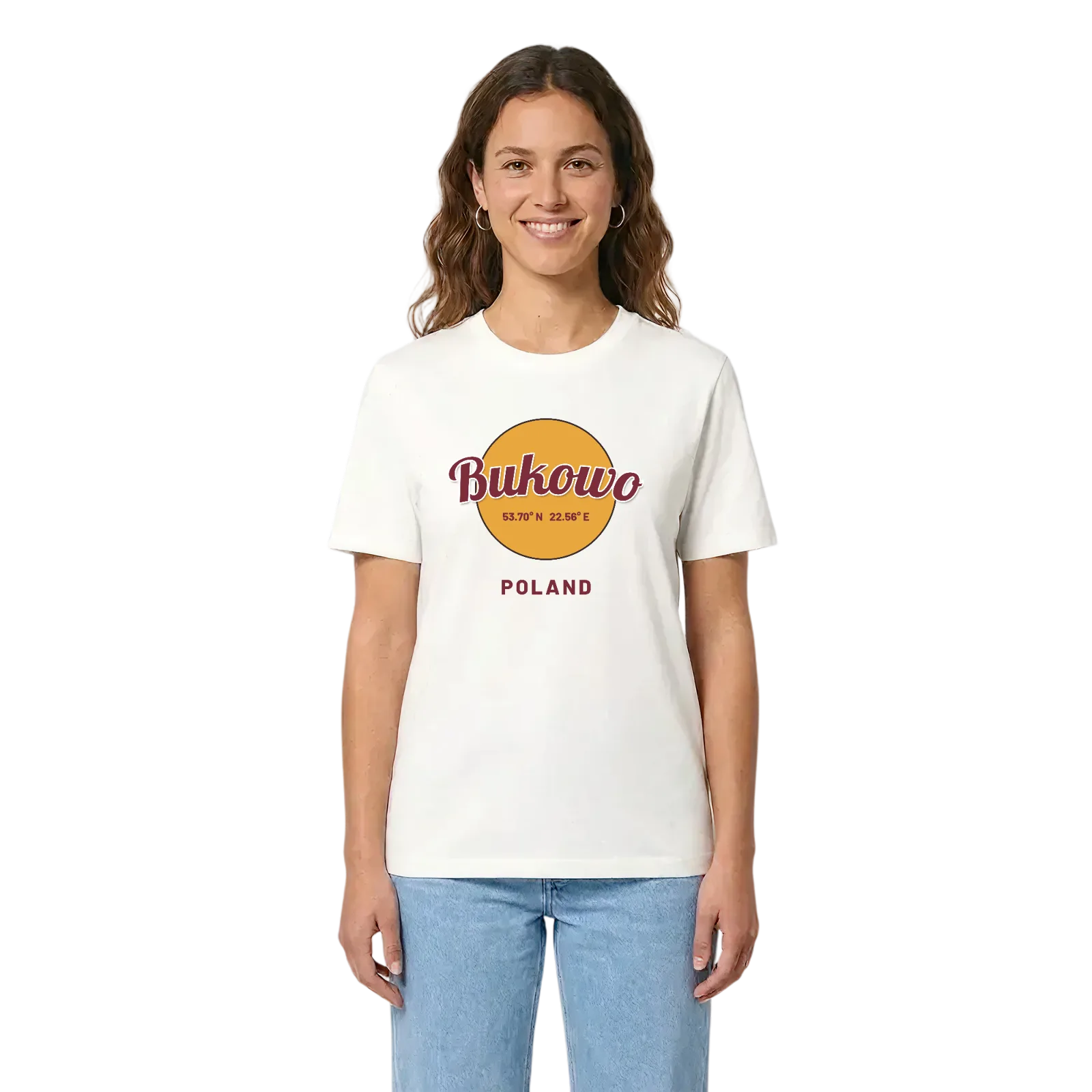 Bukowo cirkel t-shirt – White, i miljö