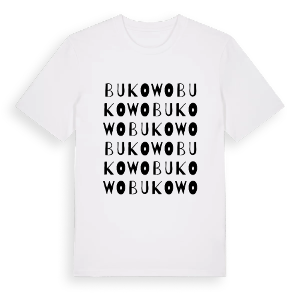 Bukowo ordlek t-shirt – ekologisk bomull t-shirt från Pinshirt