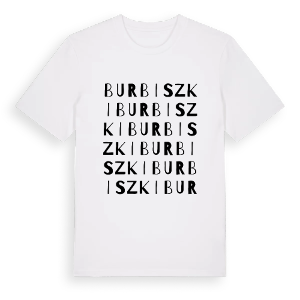 Burbiszki ordlek t-shirt – ekologisk bomull t-shirt från Pinshirt