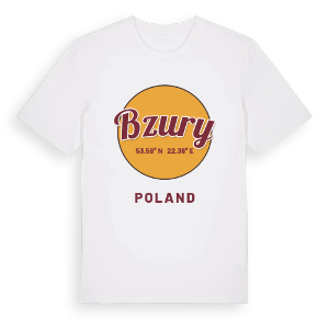 Bzury cirkel t-shirt – ekologisk bomull t-shirt från Pinshirt