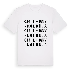 Chilmony-Kolonia ordlek t-shirt – ekologisk bomull t-shirt från Pinshirt