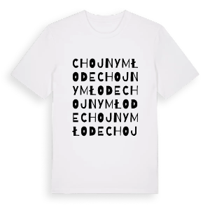 Chojny Młode ordlek t-shirt – ekologisk bomull t-shirt från Pinshirt