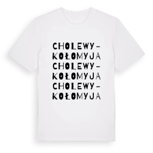 Cholewy-Kołomyja ordlek t-shirt – ekologisk bomull t-shirt från Pinshirt