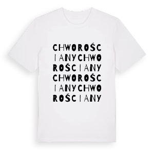 Chworościany ordlek t-shirt – ekologisk bomull t-shirt från Pinshirt