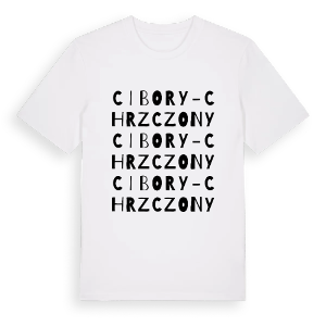 Cibory-Chrzczony ordlek t-shirt – ekologisk bomull t-shirt från Pinshirt