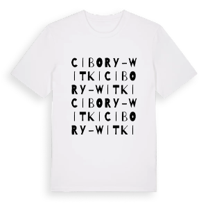 Cibory-Witki ordlek t-shirt – ekologisk bomull t-shirt från Pinshirt