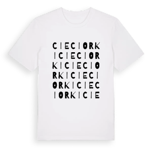 Cieciorki ordlek t-shirt – ekologisk bomull t-shirt från Pinshirt