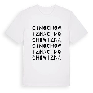 Cimochowizna ordlek t-shirt – ekologisk bomull t-shirt från Pinshirt