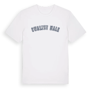 Cwaliny Małe college t-shirt – ekologisk bomull t-shirt från Pinshirt