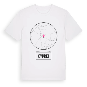 Cyprki t-shirt – ekologisk bomull t-shirt från Pinshirt