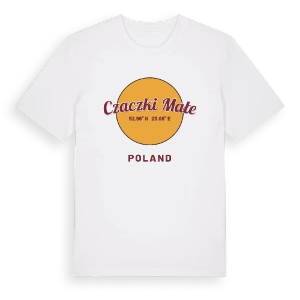 Czaczki Małe cirkel t-shirt – ekologisk bomull t-shirt från Pinshirt