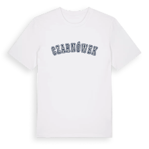 Czarnówek college t-shirt – ekologisk bomull t-shirt från Pinshirt
