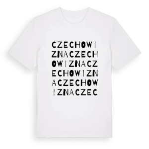 Czechowizna ordlek t-shirt – ekologisk bomull t-shirt från Pinshirt