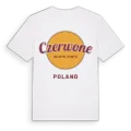 Czerwone cirkel t-shirt