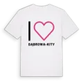 Jag älskar Dąbrowa-Kity t-shirt stort tryck
