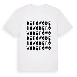Dębowo ordlek t-shirt – ekologisk bomull t-shirt från Pinshirt