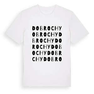 Dobrochy ordlek t-shirt – ekologisk bomull t-shirt från Pinshirt