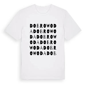Dobrowoda ordlek t-shirt – ekologisk bomull t-shirt från Pinshirt