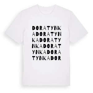 Doratynka ordlek t-shirt – ekologisk bomull t-shirt från Pinshirt