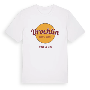 Drochlin cirkel t-shirt – ekologisk bomull t-shirt från Pinshirt