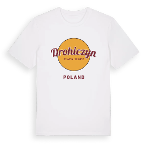 Drohiczyn cirkel t-shirt – ekologisk bomull t-shirt från Pinshirt