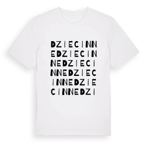 Dziecinne ordlek t-shirt – ekologisk bomull t-shirt från Pinshirt