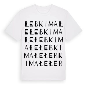 Łebki Małe ordlek t-shirt – ekologisk bomull t-shirt från Pinshirt
