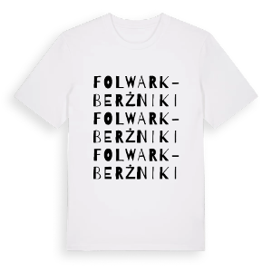 Folwark-Berżniki ordlek t-shirt – ekologisk bomull t-shirt från Pinshirt