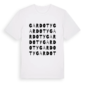 Gardoty ordlek t-shirt – ekologisk bomull t-shirt från Pinshirt