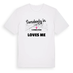 Någon i Gąsówka Stara älskar mig t-shirt – ekologisk bomull t-shirt från Pinshirt
